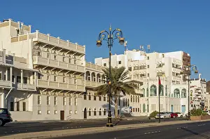 Drucke von Kolonialarchitektur, Muttrah Corniche, Muskat, Oman Muscat Drucke: Kolonialarchitektur, Muttrah Corniche