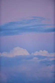 Colored Clouds Germany Drucke: Colored clouds at sunset, Upper Palatinate