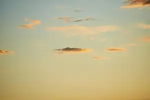 Colored Clouds Germany Drucke: Colored clouds at sunset, Upper Palatinate