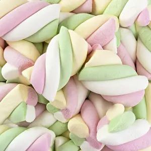 Pastel Colored Candy Drucke: Colorful marshmallows candy for background uses