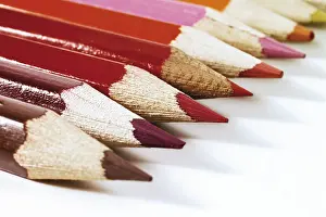 Still Life Studio Shot Drucke: Coloring pencils