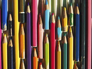Office Supply Colors Drucke: Many colour pencils