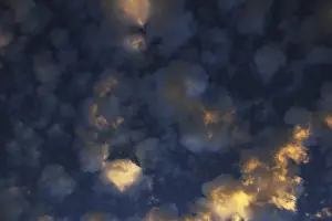 Cloudy Sky Germany Drucke: Coloured clouds in the sky, Germany