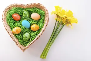Spring Heralds Drucke: Coloured eggs
