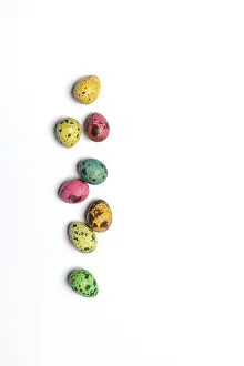 Easter Egg Tradition Drucke: Coloured quail eggs, Easter eggs, Germany