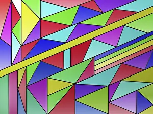 Abstract Design Drucke: Colourful