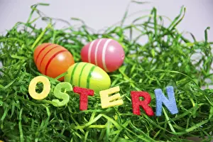 Easter Egg Decoration Ideas Drucke: Colourful Easter decoration