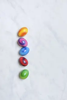 Symbolic Easter Egg Picture Drucke: Colourful Easter eggs, Germany