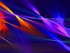 Geometric Abstract Design Drucke: Colourful geometric abstract background - computer-generated image