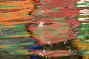 Northern Germany Photography Drucke: Colourful reflections on the water surface