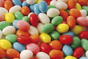 Colourful Easter Eggs Drucke: Colourful sugar Easter eggs