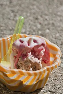 Ice Cream Dessert Drucke: Colourful sundae
