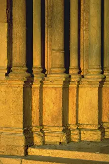 Evening Atmosphere Scene Drucke: Columns in the evening light