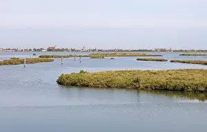 Europe Waterfront Scenes Drucke: Comacchio and the Comacchio Lagoon