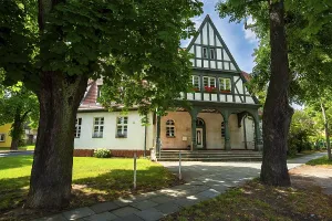 German Federal Republic Schools Drucke: Former community centre and school in Kliestow