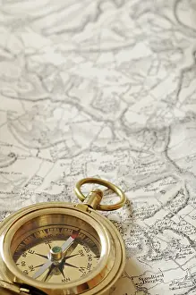 Adventure Expedition Drucke: Compass and Map