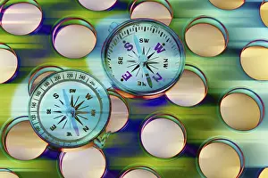 Cardinal Directions Drucke: Compasses