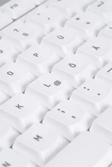Close Up Keyboard Drucke: Computer keyboard