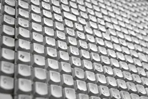 Electronic Keyboards Drucke: Computer keyboards, flat