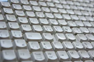 Symbolic Keyboard Image Drucke: Computer keyboards, flat, keybord