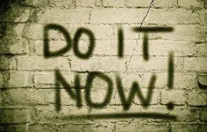 Conceptual Image Drucke: Do It Concept