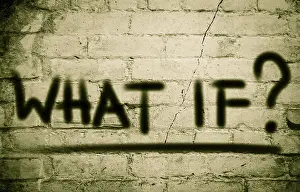 Conceptual Image Drucke: What If Concept