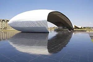 Oscar Niemeyer Architecture Drucke: Concha Acustica do Exercito