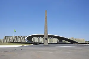 Oscar Niemeyer Architecture Drucke: Concha Acustica do Exercito