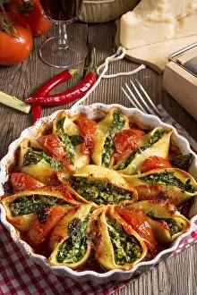 Healthy Lunch Ideas Drucke: Conchiglioni