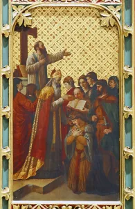 Zagreb Cathedral Drucke: Consecration of the first bishop of Zagreb