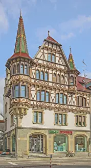 Baden Wurttemberg Town View Drucke: Constance, Hirschapotheke