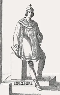 Roman Civilization Illustration Drucke: Constantine Heraclius, 626-641