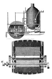 Steam Traction Engine Drucke: Construction drawings of the steam traction engine by Simon Stevens