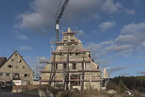 Historic Cowshed Construction Drucke: Construction of flats in a historic cowshed