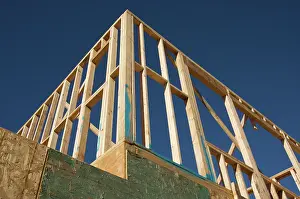 New Construction Homes Drucke: Construction Home Framing Abstract