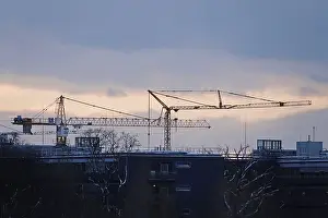 Symbolic Construction Image Drucke: Construction industry, symbolic image