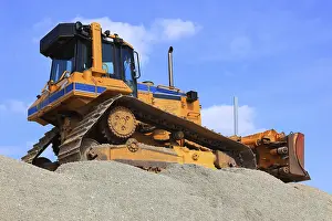 Construction Equipment Drucke: Construction machine, bulldozer