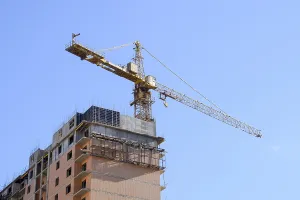 New House Building Drucke: Construction of a new house
