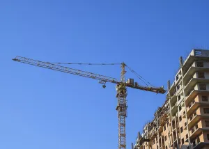 Morning Light Drucke: Construction of a new house