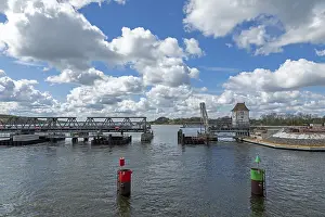 Bascule Bridge Drucke: Construction site, bascule bridge