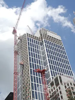 Frankfurt Architecture Drucke: Construction site, construction industry