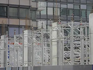 Building Construction Drucke: Construction site, construction industry