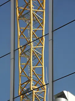 Crane Equipment Drucke: Construction site, construction industry