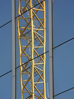 Glass Facade Design Drucke: Construction site, construction industry