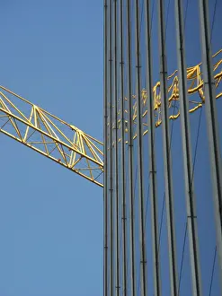 Architectural Style Drucke: Construction site, construction industry