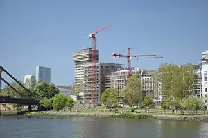 Construction Site Drucke: Construction site, shell, house construction