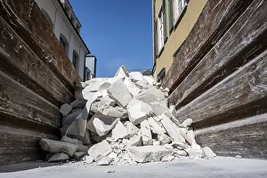 Environmental Conservation Efforts Drucke: Construction waste, broken concrete