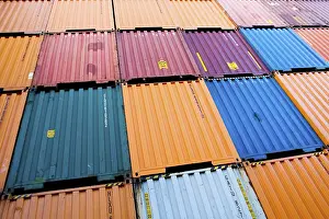 Export Logistics Drucke: Containers