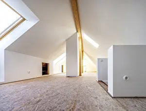 Attic Renovation Drucke: Conversion of an attic into a spacious living area