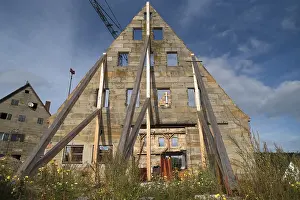 Construction Work In Europe Drucke: Conversion and new construction of a historic house